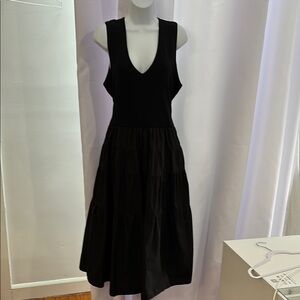 Jason Wu Black Midi Dress xl